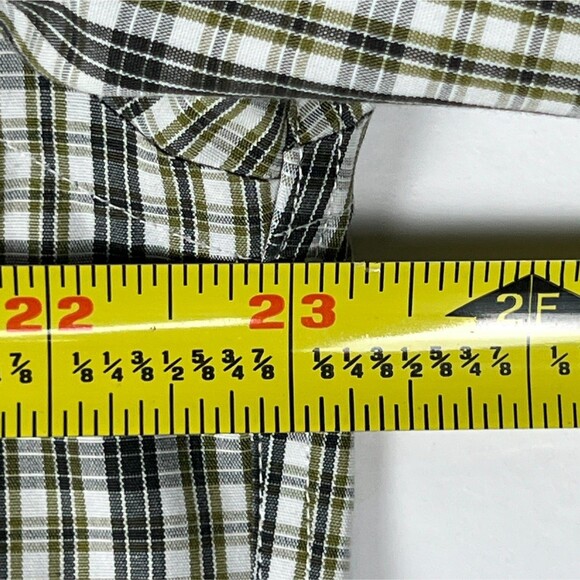 Brooks Brothers Casual Shirt Non-Iron 346 Green Plaid Long-Sleeve Button-Down - Picture 9 of 11